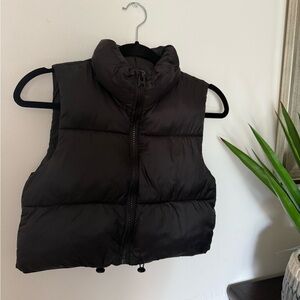 SHEIN Black Puffer Vest for Kids
